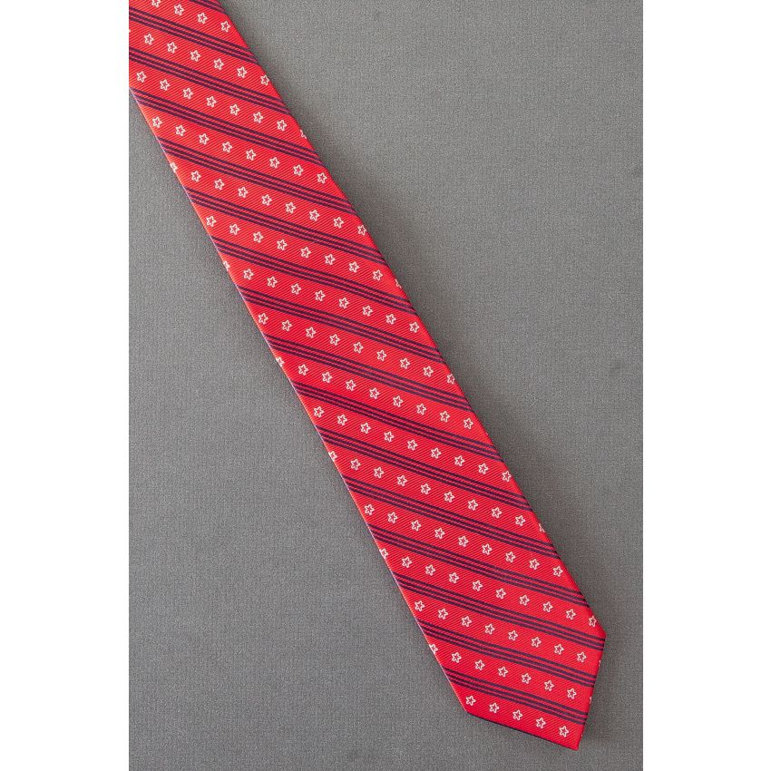 Stars & Stripes - Skinny Red Patriotic Necktie