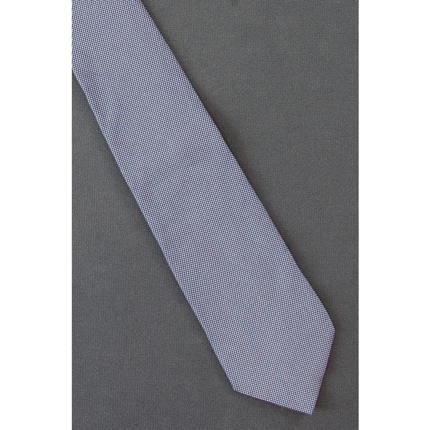 Navy Check Pattern - Silk Charles Tyrwhitt Necktie