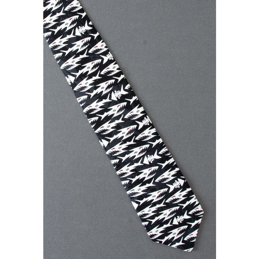 Lawyer Shark & Bait - Ralph Marlin Necktie