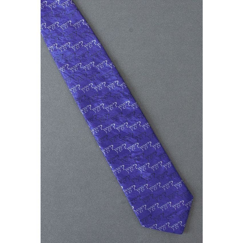 What Would Jesus Do? - Purple WWJD Necktie