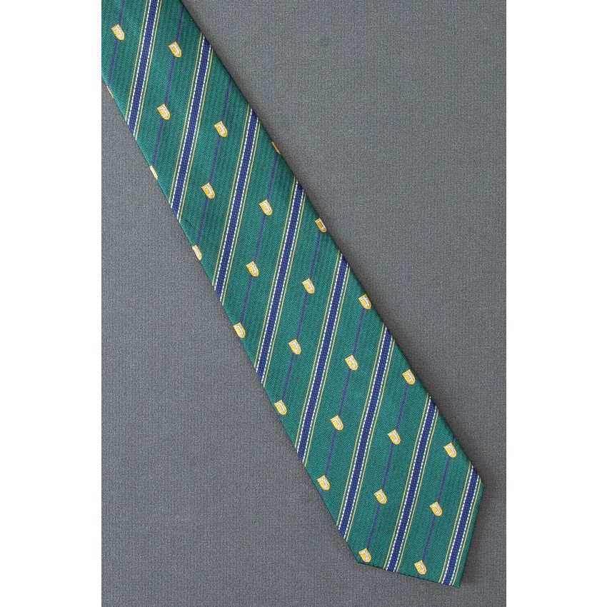 Seoul National University - Green Striped Necktie