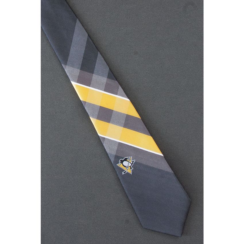 Pittsburgh Penguins WP Grid - NHL Hockey Necktie