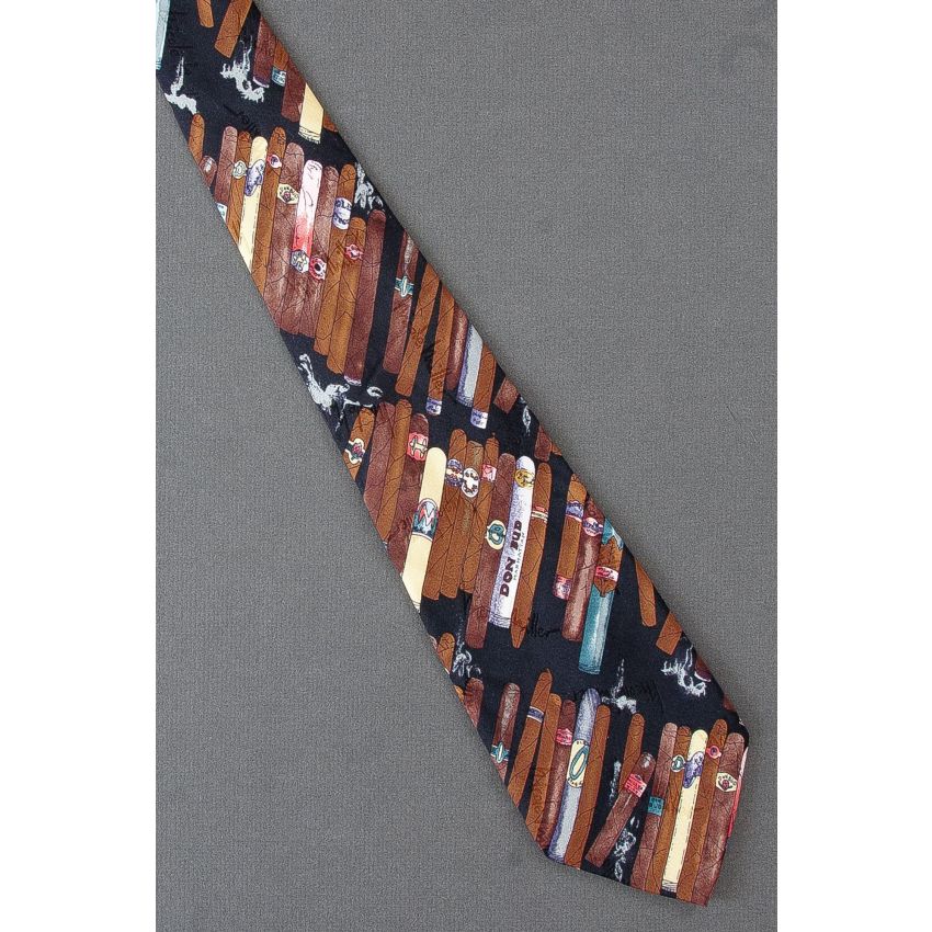 Smoking Stogies - Cigar Rows - Nicole Miller Tie