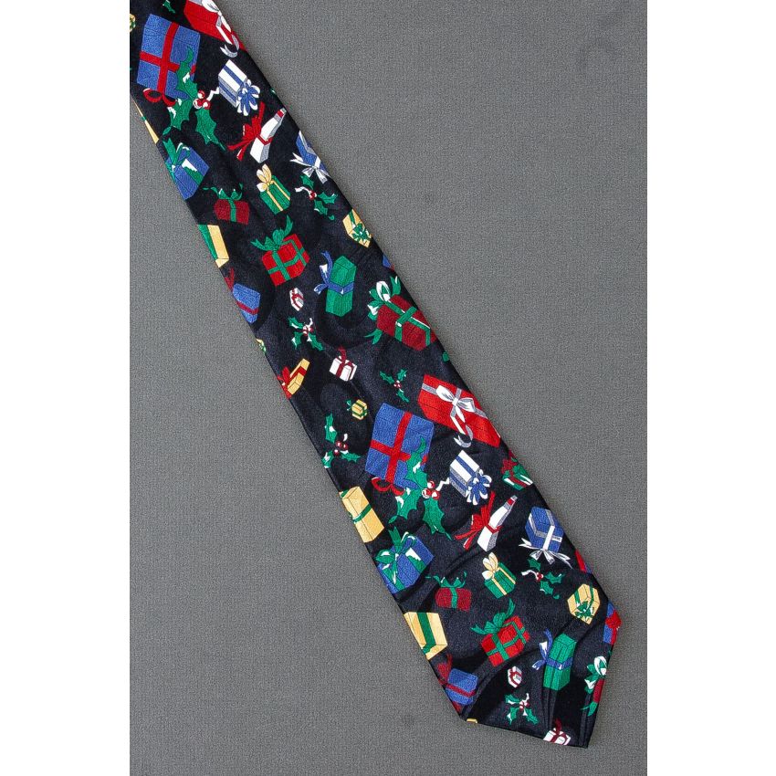 Colorful Wrapped Gifts & Presents - Christmas Tie