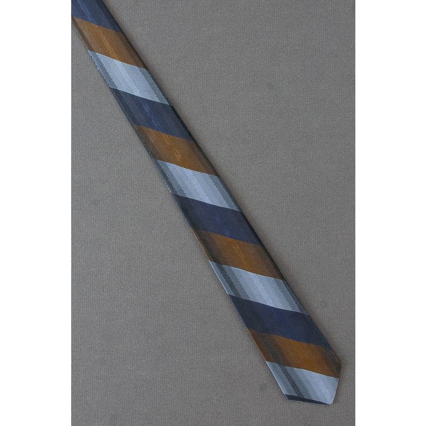 Vertical & Diagonal Stripes - Unique Skinny Tie
