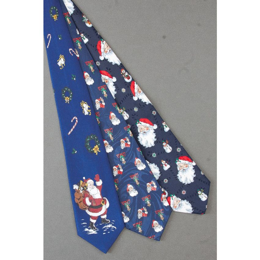 3 For $25 - Jolly Ole Santa Claus Neckties