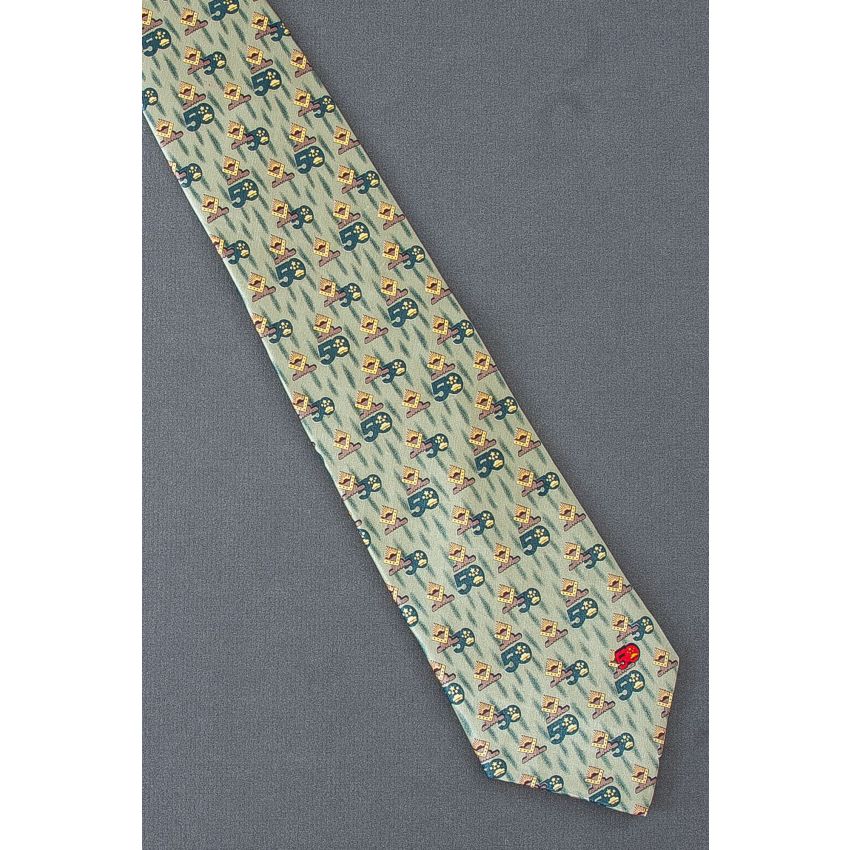 50th Anniversary Logo - Green Silk Necktie
