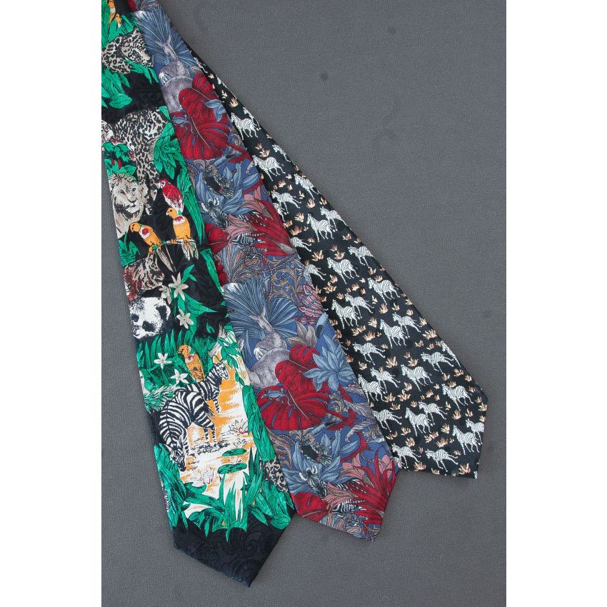 3 For $25 - Zebras & Other Wild Animals Ties