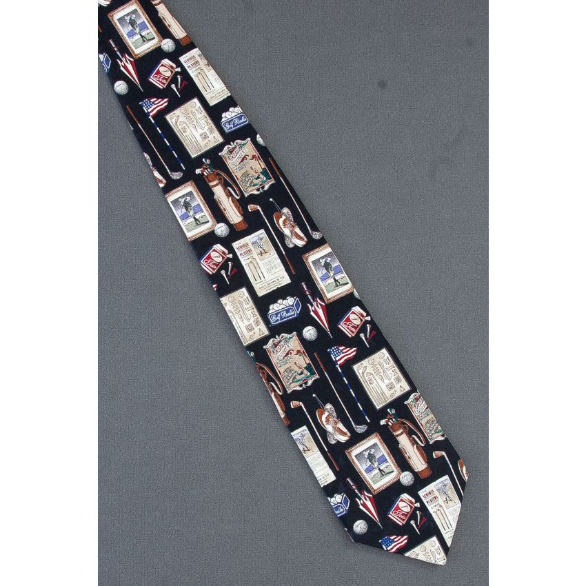 Golf Nostalgia - Silk Americana Series Necktie