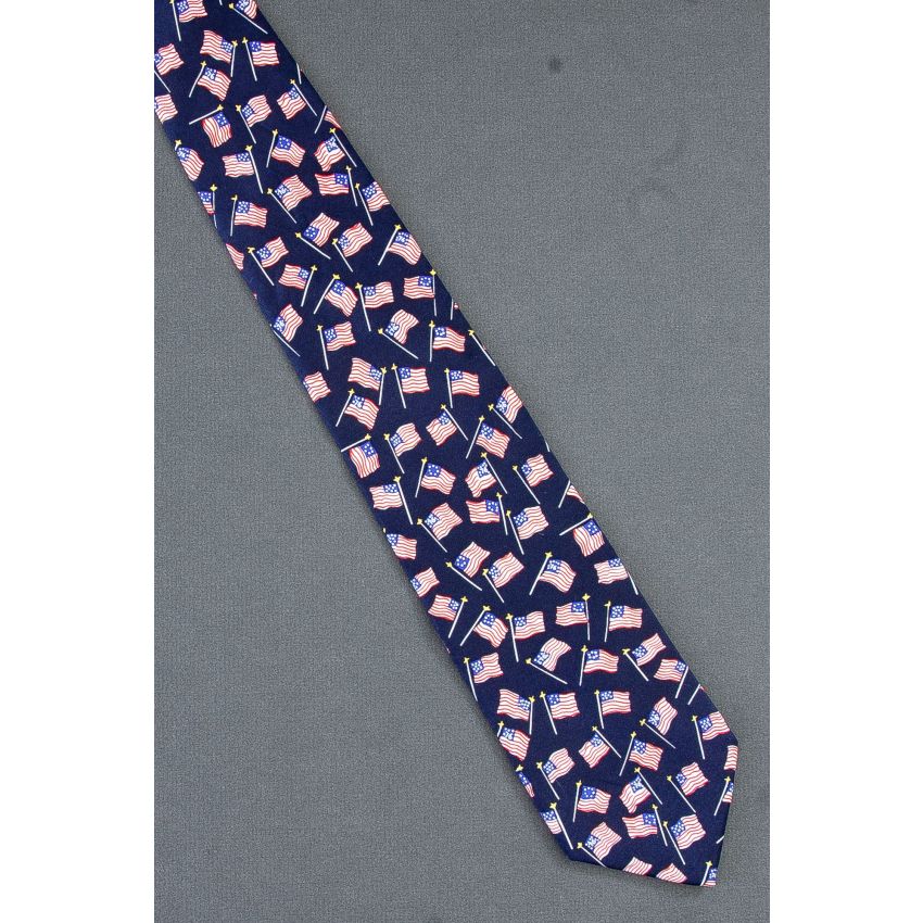 Old Glory American Flag -  Silk Alynn Neckwear