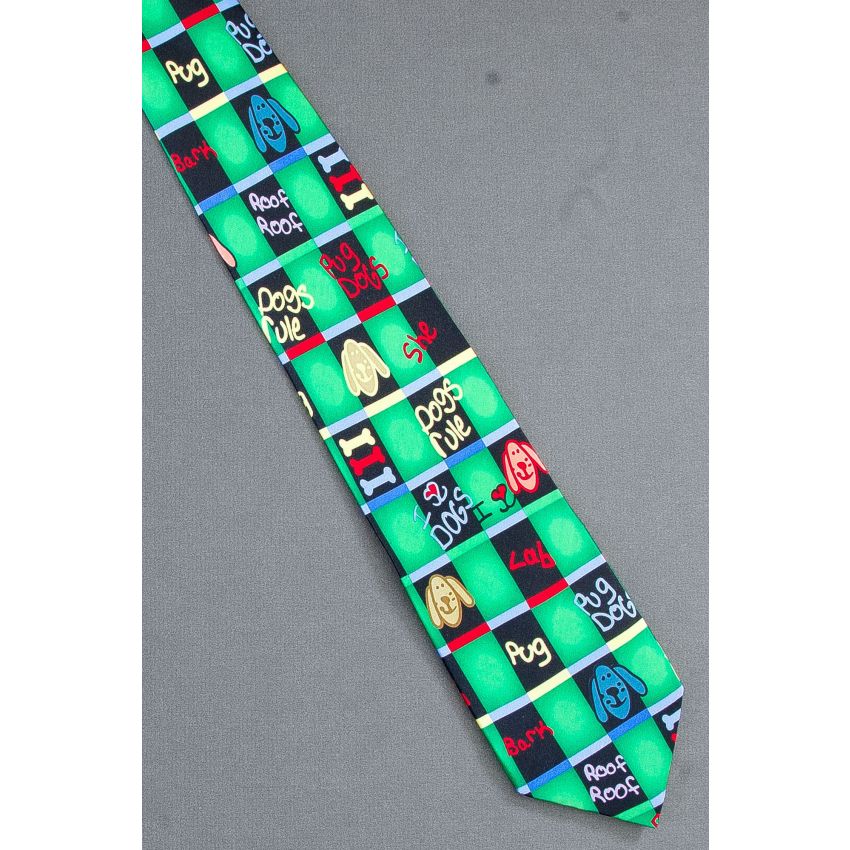 Dogs - Silk Jimmy Fund Cancer Institute Necktie
