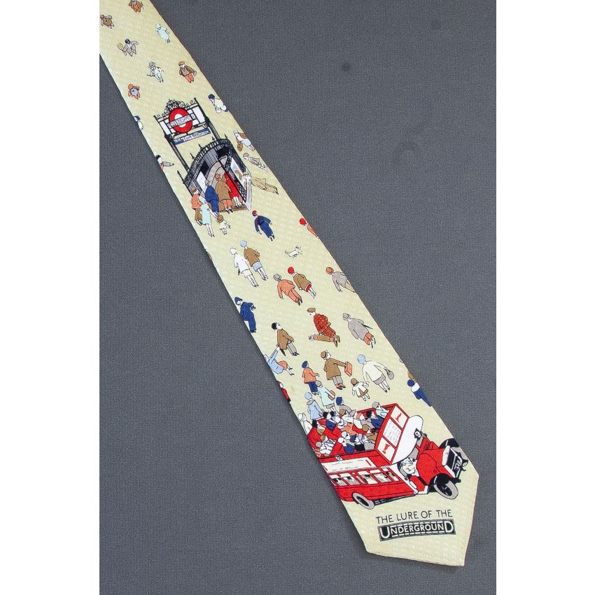 Lure of the Underground Transit System Necktie