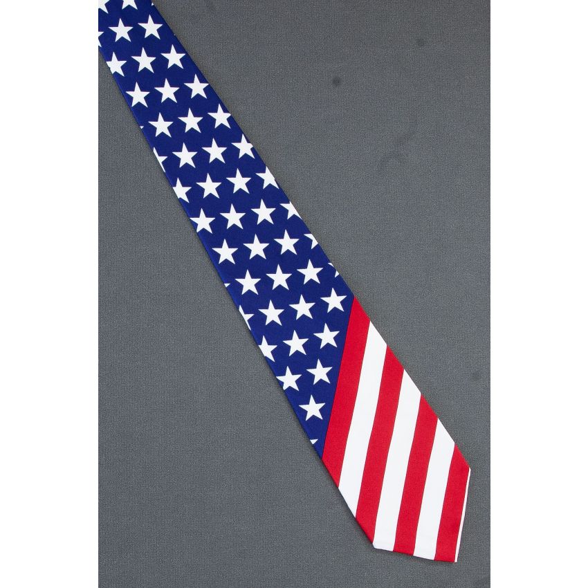 More Stars Than Stripes - American Flag Necktie
