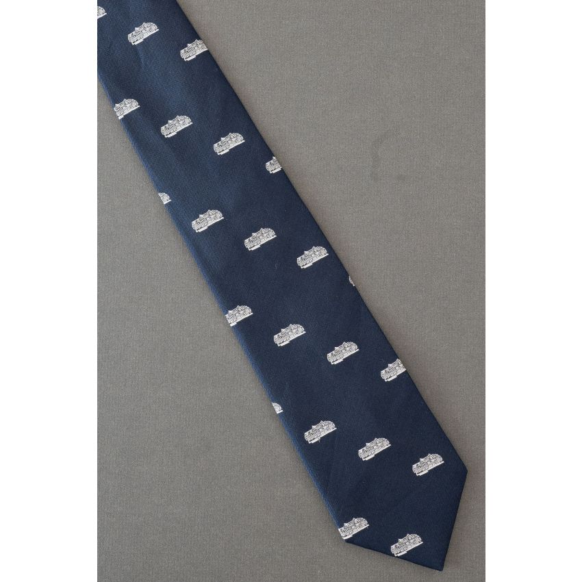 Silver's Drug Shop - Men's Navy Blue Necktie