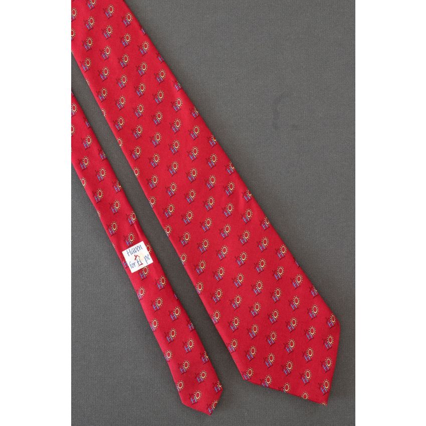 Haven For Hope - Red Silk Vineyard Vines Tie
