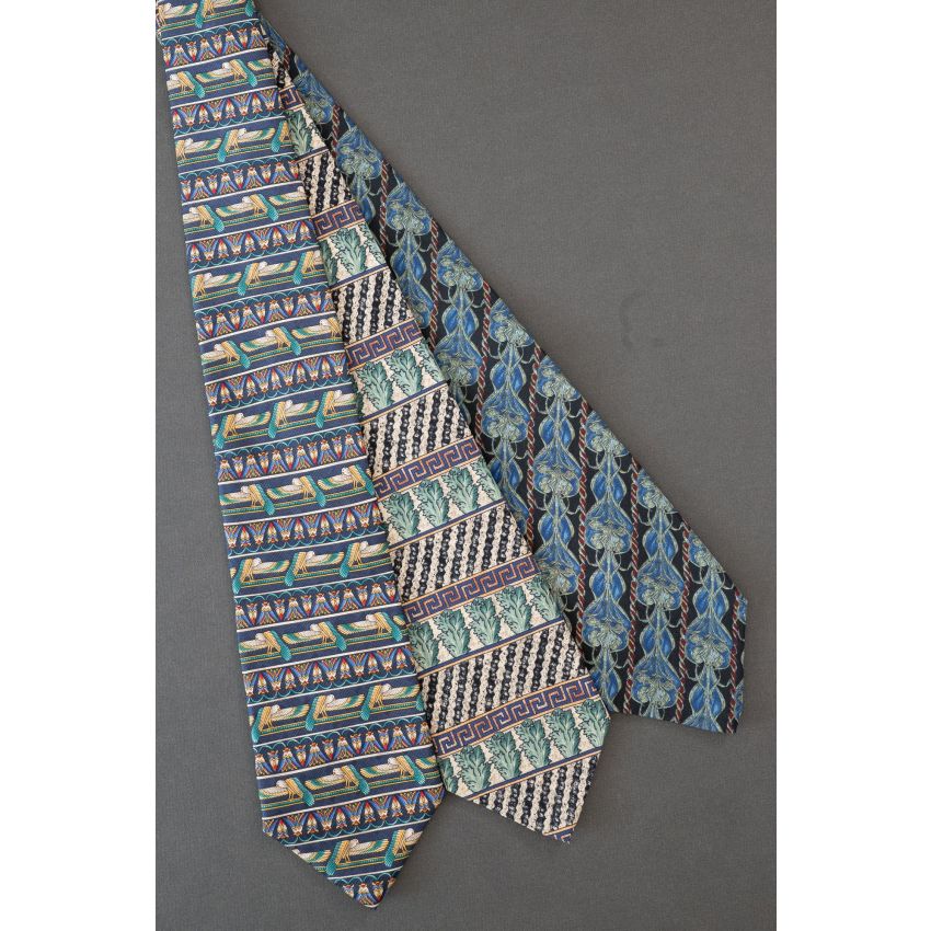3 For $25 - Egyptian Falcon & Floral Neckties
