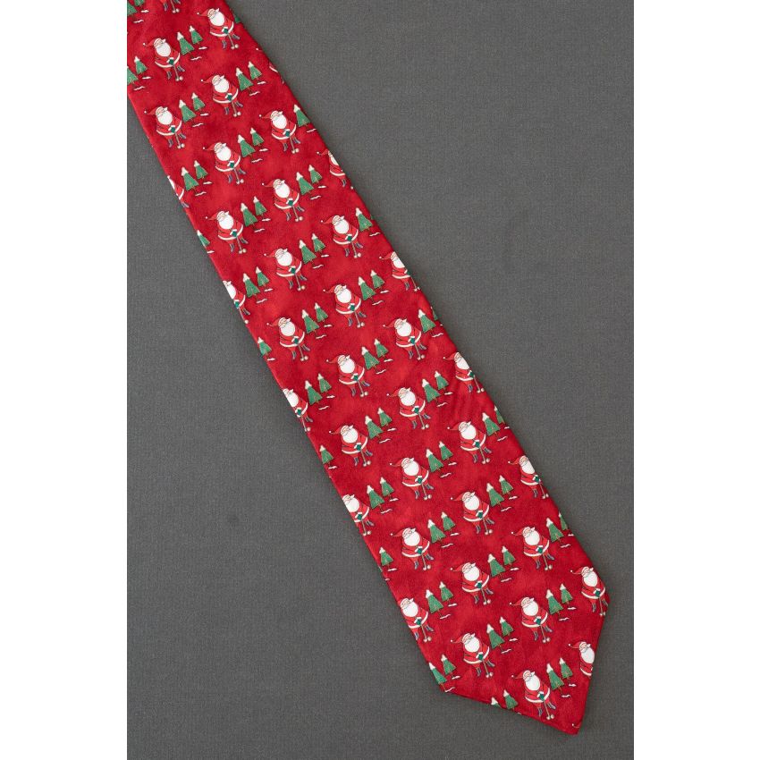 Santa Claus Golfs - Red Silk Hallmark Necktie
