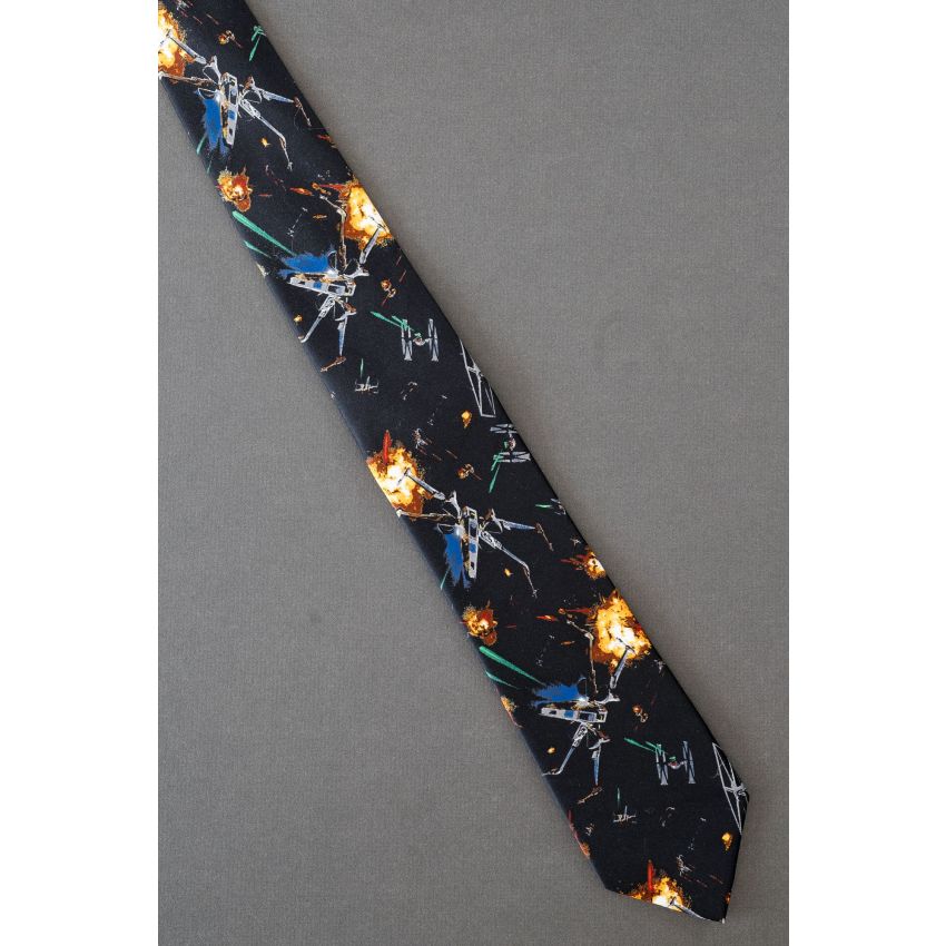 Star Wars T.I.E. & Fighter Ex Wings - Black Necktie
