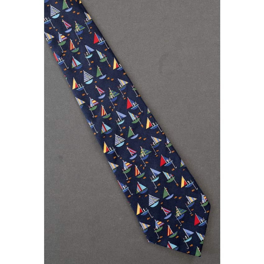 Gone Fishing - Save the Children Silk Necktie