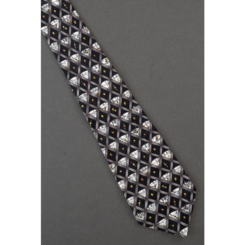 Martini Glasses - Silk Nicole Miller Necktie