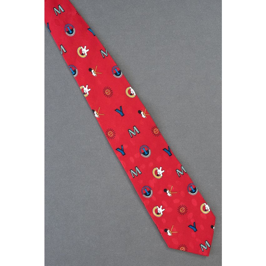 Spell Out Mickey Mouse - Brand New Disney Tie
