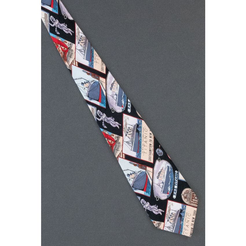 Titanic Passenger Liner Ship - Nicole Miller Tie