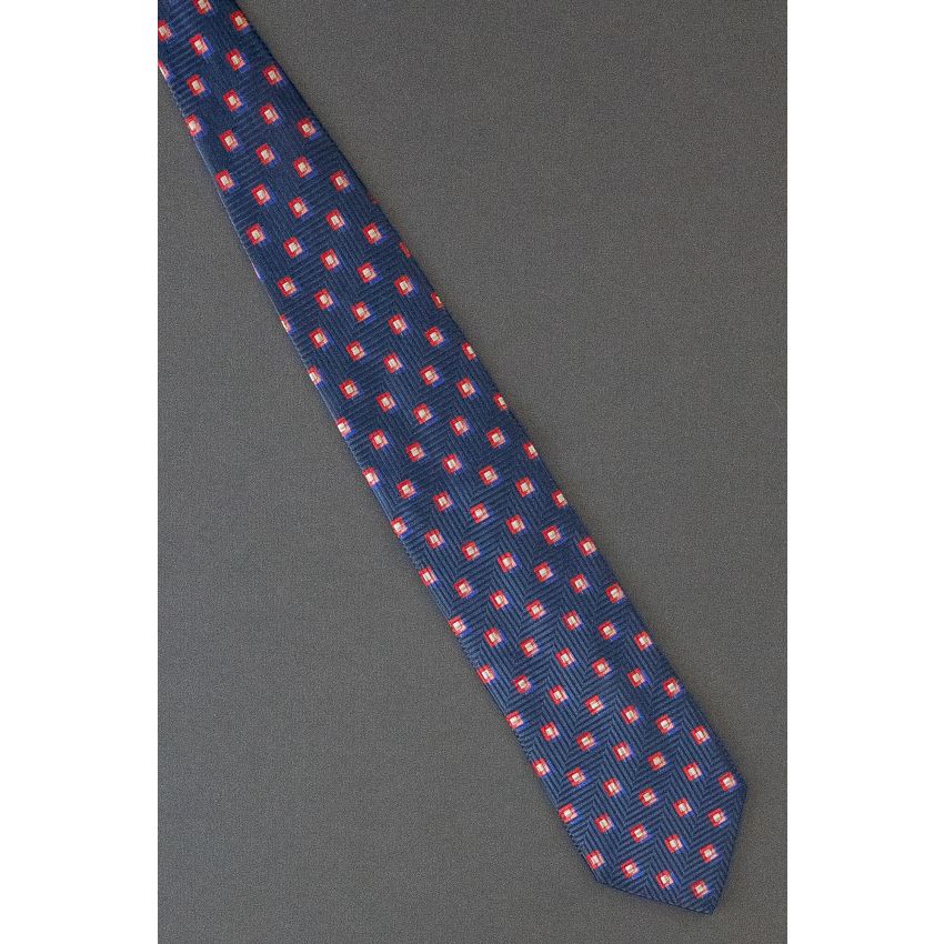 Square Pattern - Silk Ermenegildo Zegna Tie