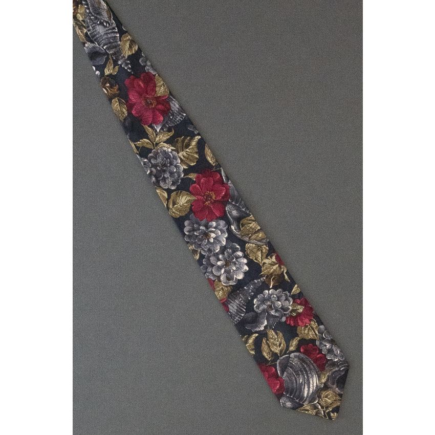 Seashells & Flowers - Silk Valentine Designer Tie