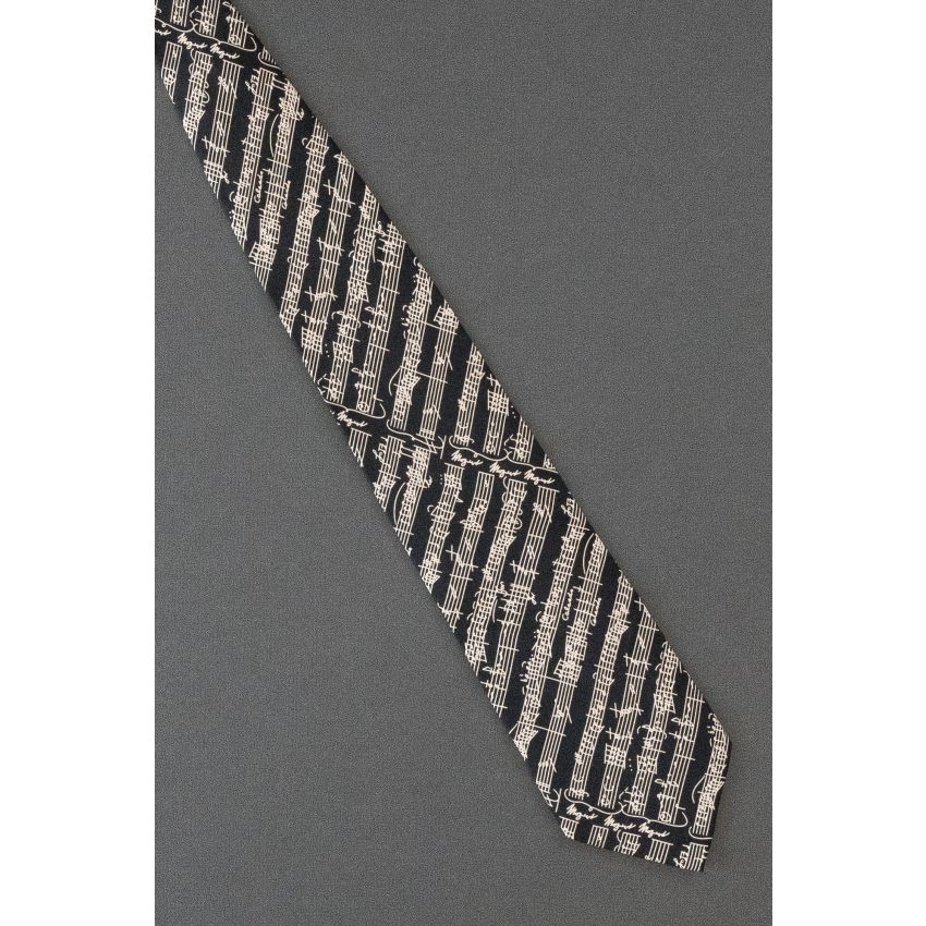 Wolfgang Amadeus Mozart Bars of Music Tie