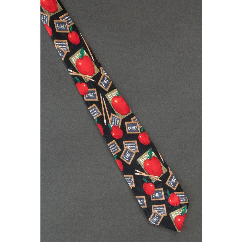 Apple for English & Science Teachers Necktie