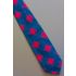 Vintage Mens Blue & Red Fat Fashion Necktie