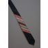 50s Thin Haband Black Striped Vintage Tie