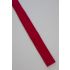 Skinny Knit Square End Mens Thin Solid Red Tie