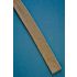 Skinny Knit Square End Mens Thin Solid Tan Tie