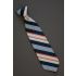 Alternating Striped - 70s Wide Clip On Necktie