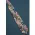 Stylized Flowers - Mens Silk Floral Necktie