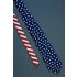 Patriotic American Flag Mens Cotton Novelty Tie
