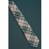 Green, Beige & Brown Plaid - Vintage Necktie
