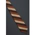 Brown & Beige Stripe - 1970s Vintage Neckwear