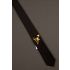 Skull Safety Pin - Brand New Thin Black Necktie