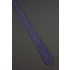 S Shaped Stripes - 80s Skinny Silk Navy Tie