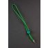 Oval Green Stone - Leather Bolo Necktie