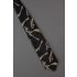 Crocus Bulb & Flowers - Mens Black Silk Tie