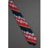 British Coin Striped - 1970s Vintage Necktie