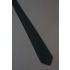 Solid Black - 1920s 1930s Vintage Wool Tie