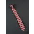 Red & Green Striped - Boys Xmas Clip On Tie