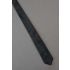 Textured Solid Black - 1980s Skinny Necktie