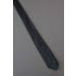 Classic Solid Black - 80s Skinny Polyester Tie