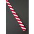 Red & White Stripe - Modern Skinny Necktie