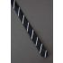 Black & Gray Striped - Modern Skinny Necktie